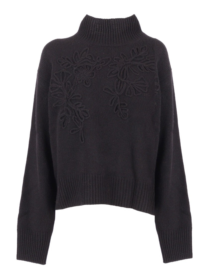 Ermanno Scervino Fitted Turtleneck Sweater With Soft Texture