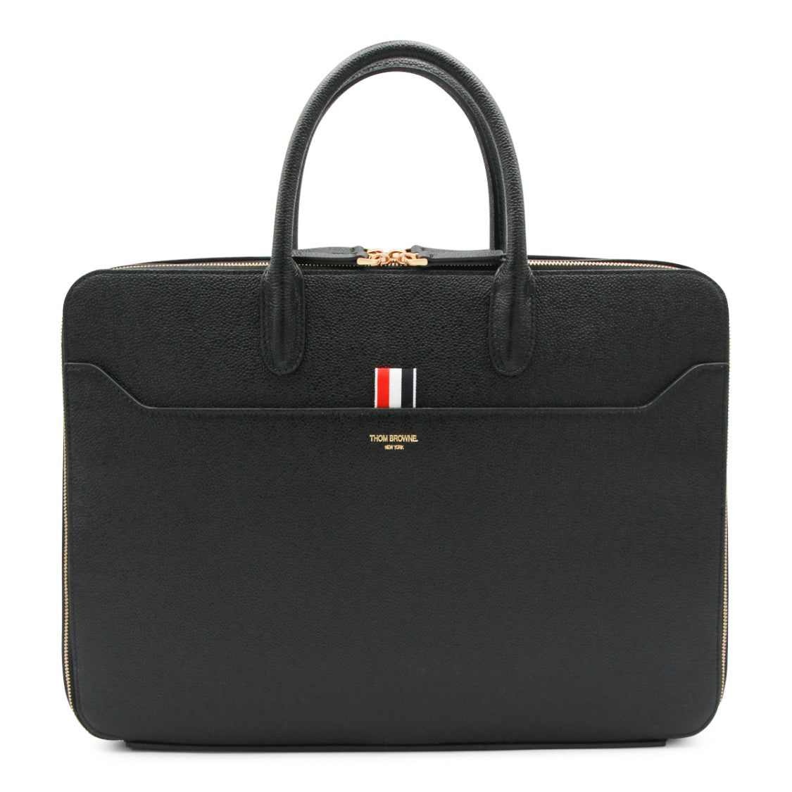 Thom Browne Black Top Handle Bag