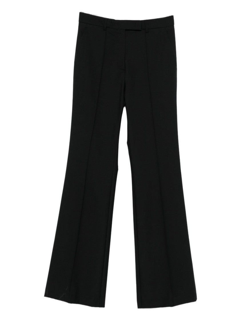 Semi Couture Tailored Black Trousers With Flared Leg