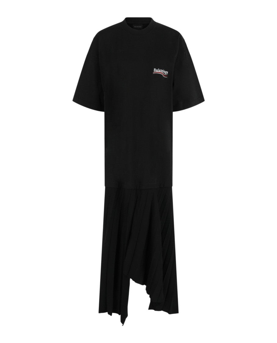 Balenciaga Political Campaign Pleated T-Shirt Dress