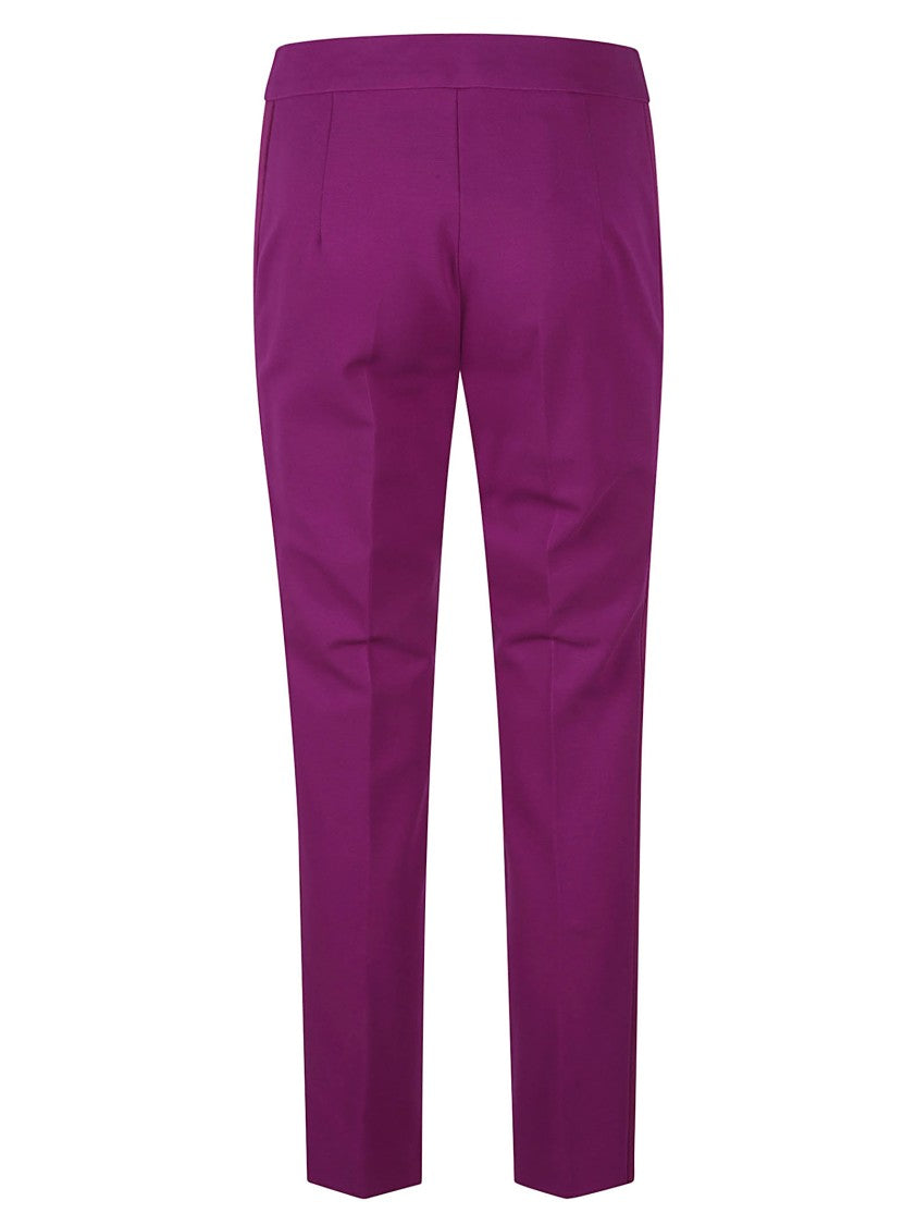 Max Mara Straight-Leg Tailored Trousers With Subtle Pleats