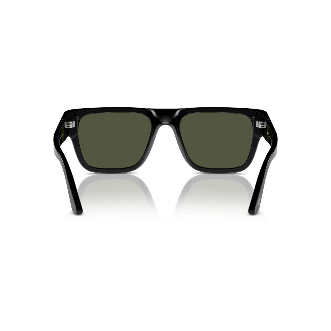 Persol 0Po3348s Bold Rectangular Acetate Sunglasses With Silver Arrow Detail