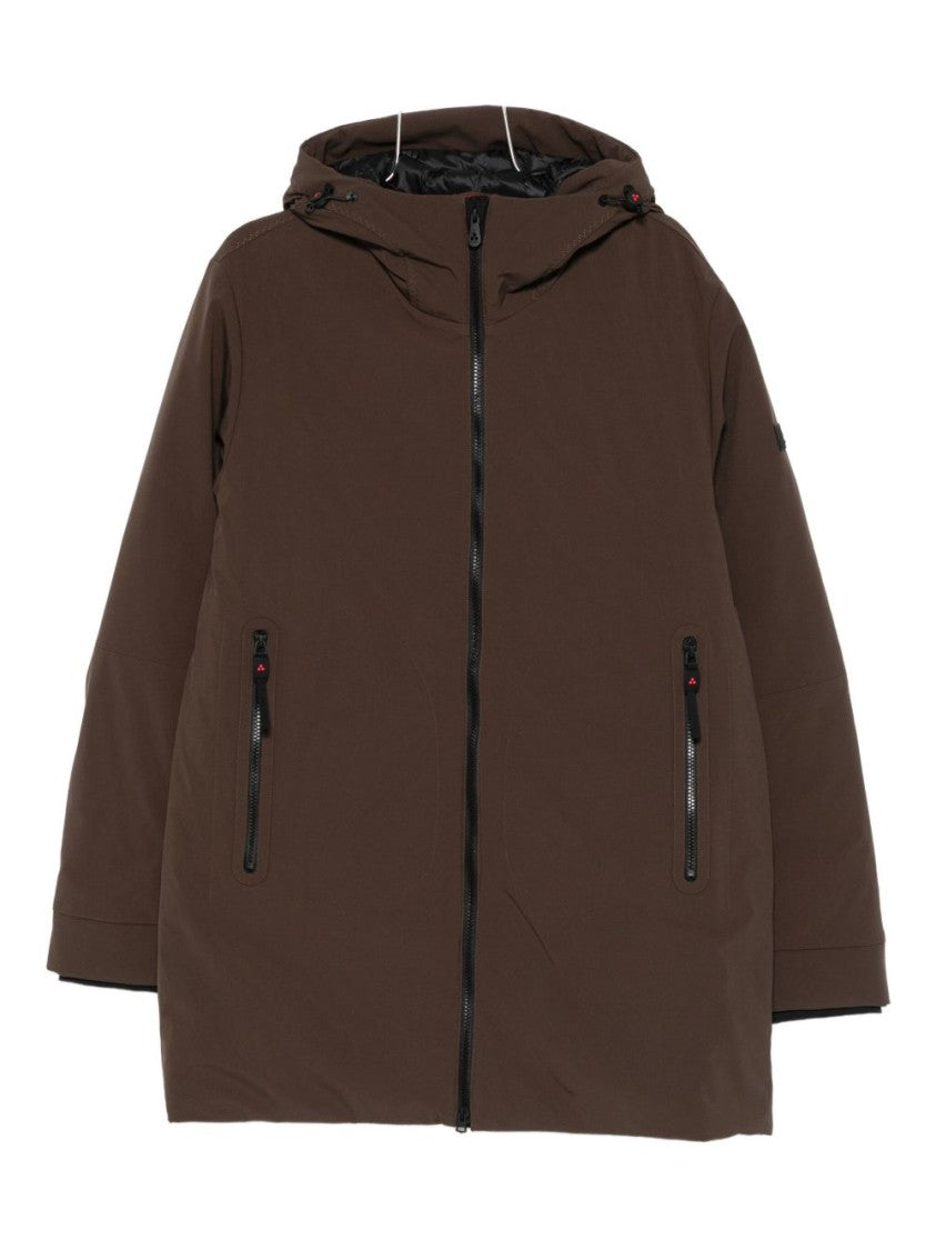 Peuterey Brown Parka With Design