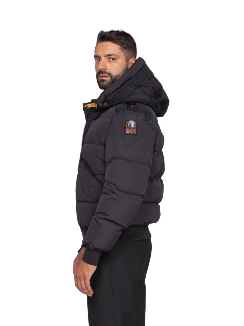 Pjs Parajumpers Puffer Bomber Jacket With High Collar And Hood
