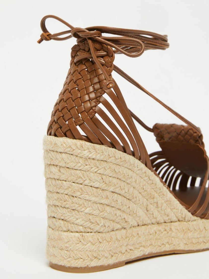 Max Mara Cage Design Wedge Sandals