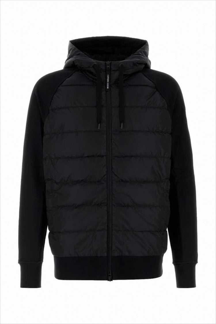 Canada Goose Quilted Black Down-Filled Hooded Jacket