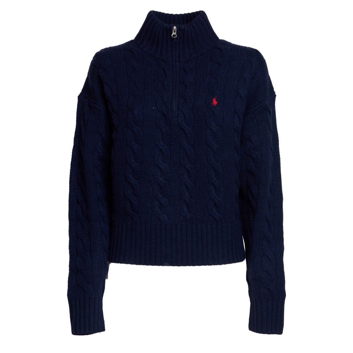 Polo Ralph Lauren Half-Zip Sweater In Wool And Cashmere