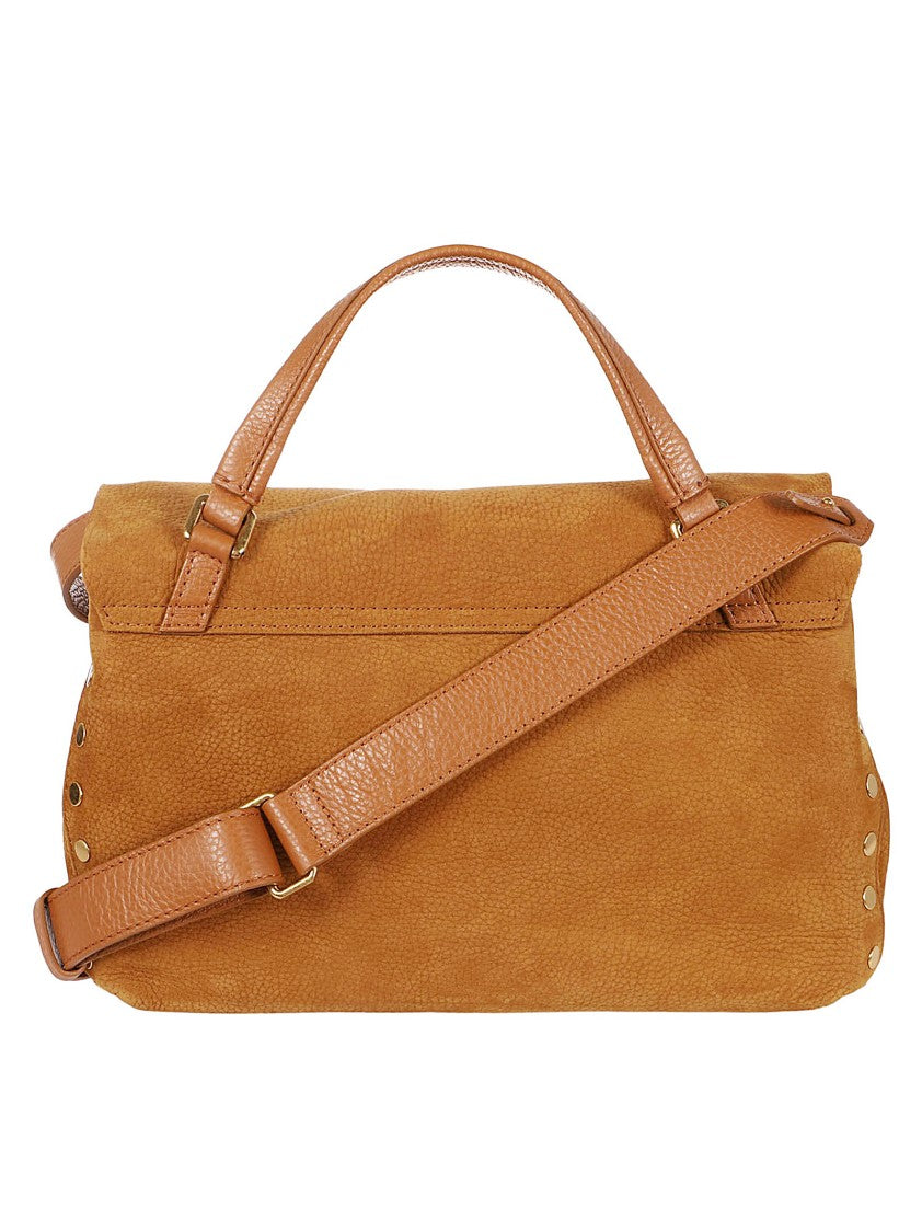 Zanellato Rectangular Suede Leather Shoulder Bag