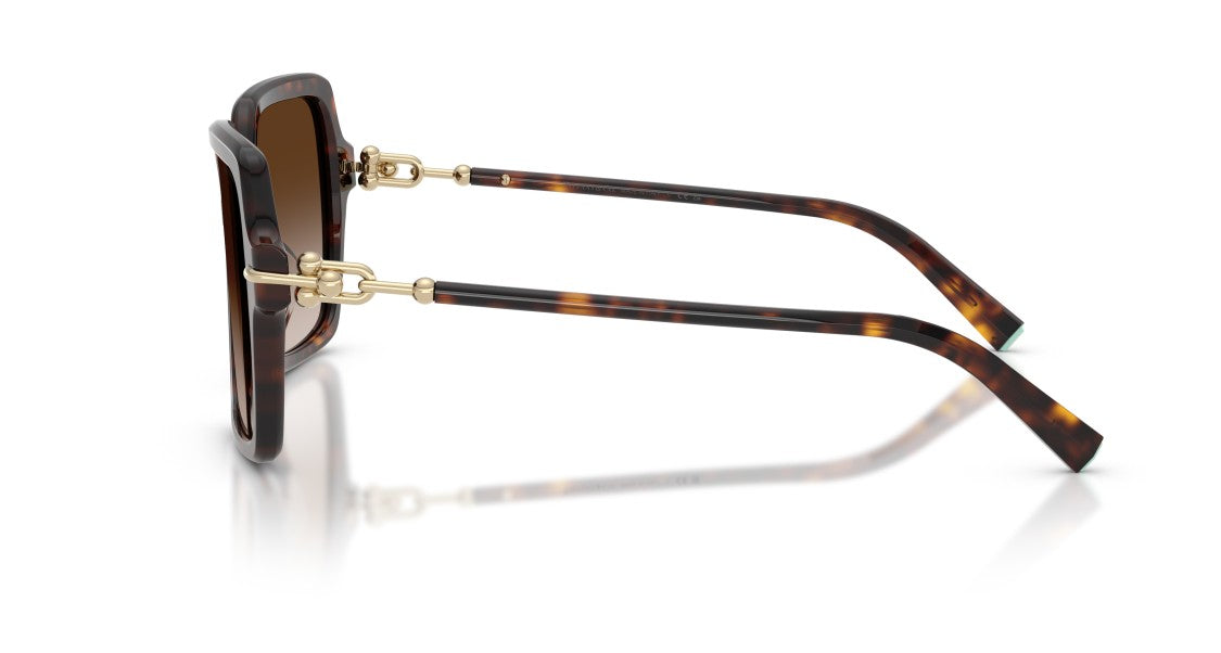 Tiffany & Co. Oversized Square Sunglasses With Gradient Brown Tint
