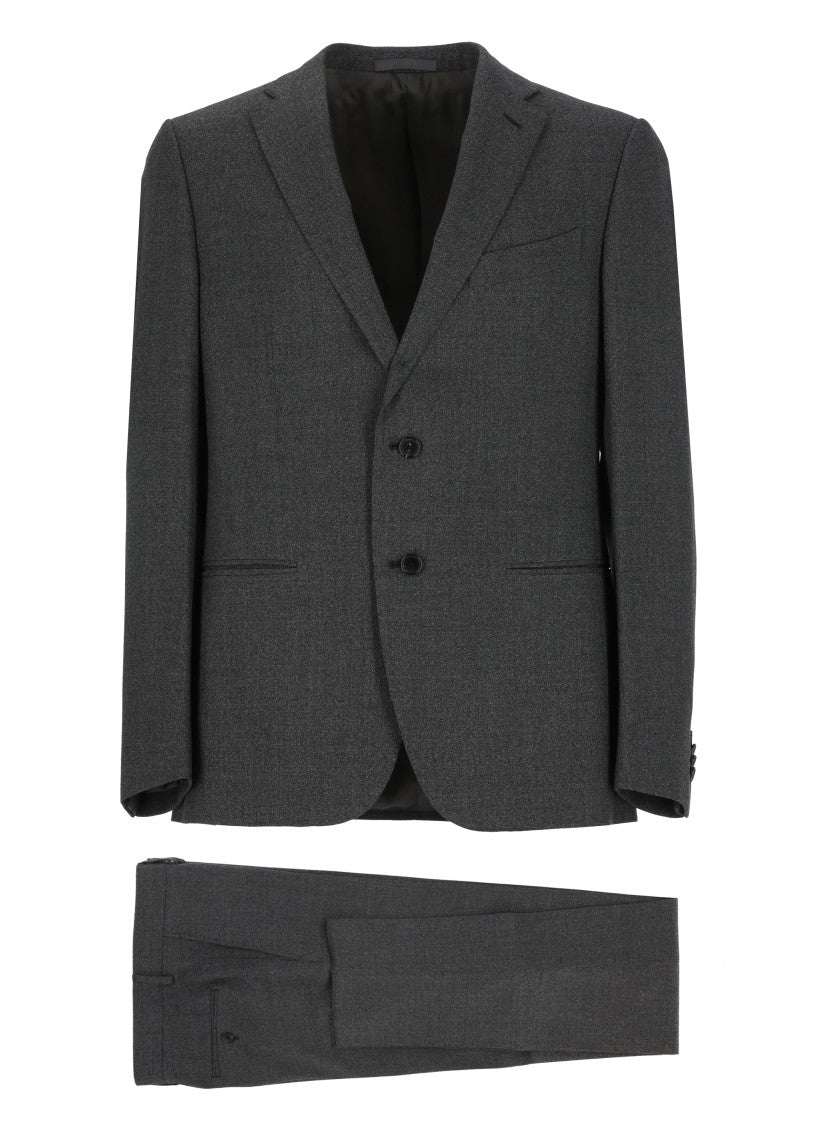 Caruso Grey Wool Suit