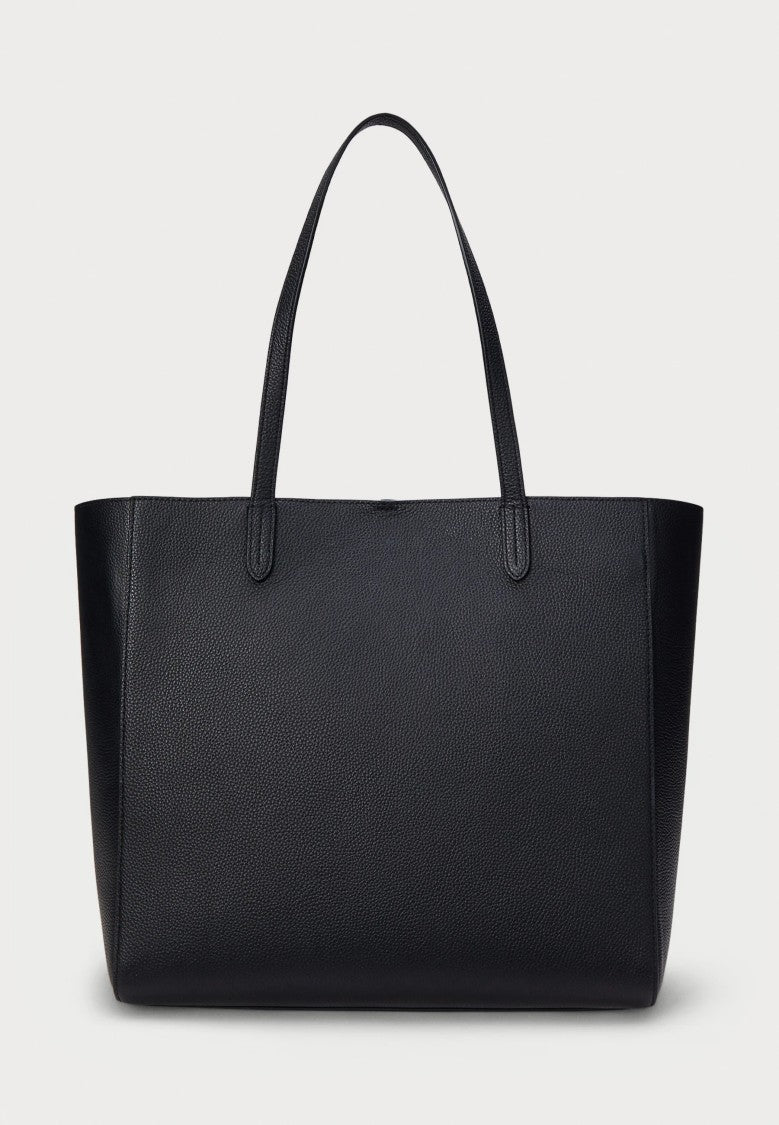 Lauren Ralph Lauren Black Cmryn Large Recycled Tote Bag
