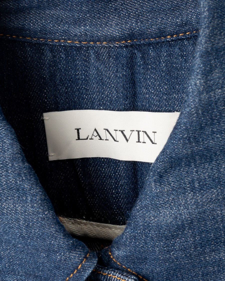 Lanvin Cropped Blue Jacket