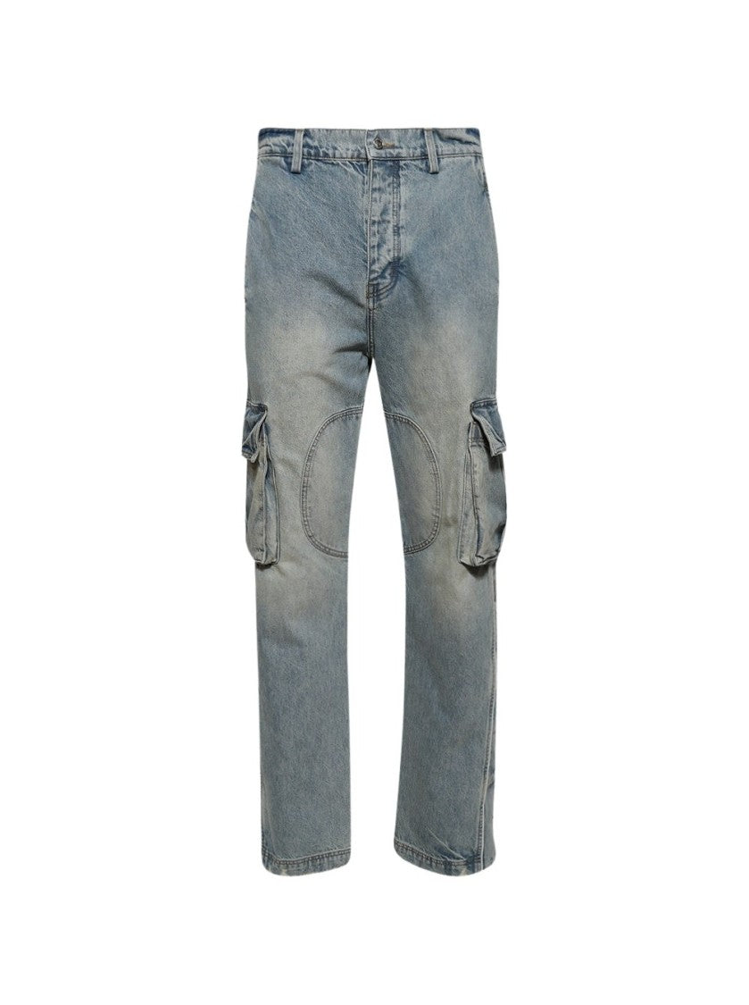 Nahmias Track Logo Cargos Jeans Ligth Wash