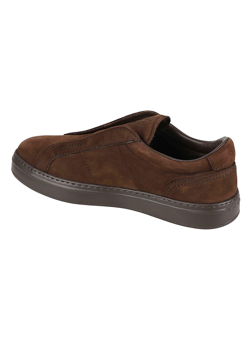Hogan H668 Smooth Calf Leather Slip-On Sneakers