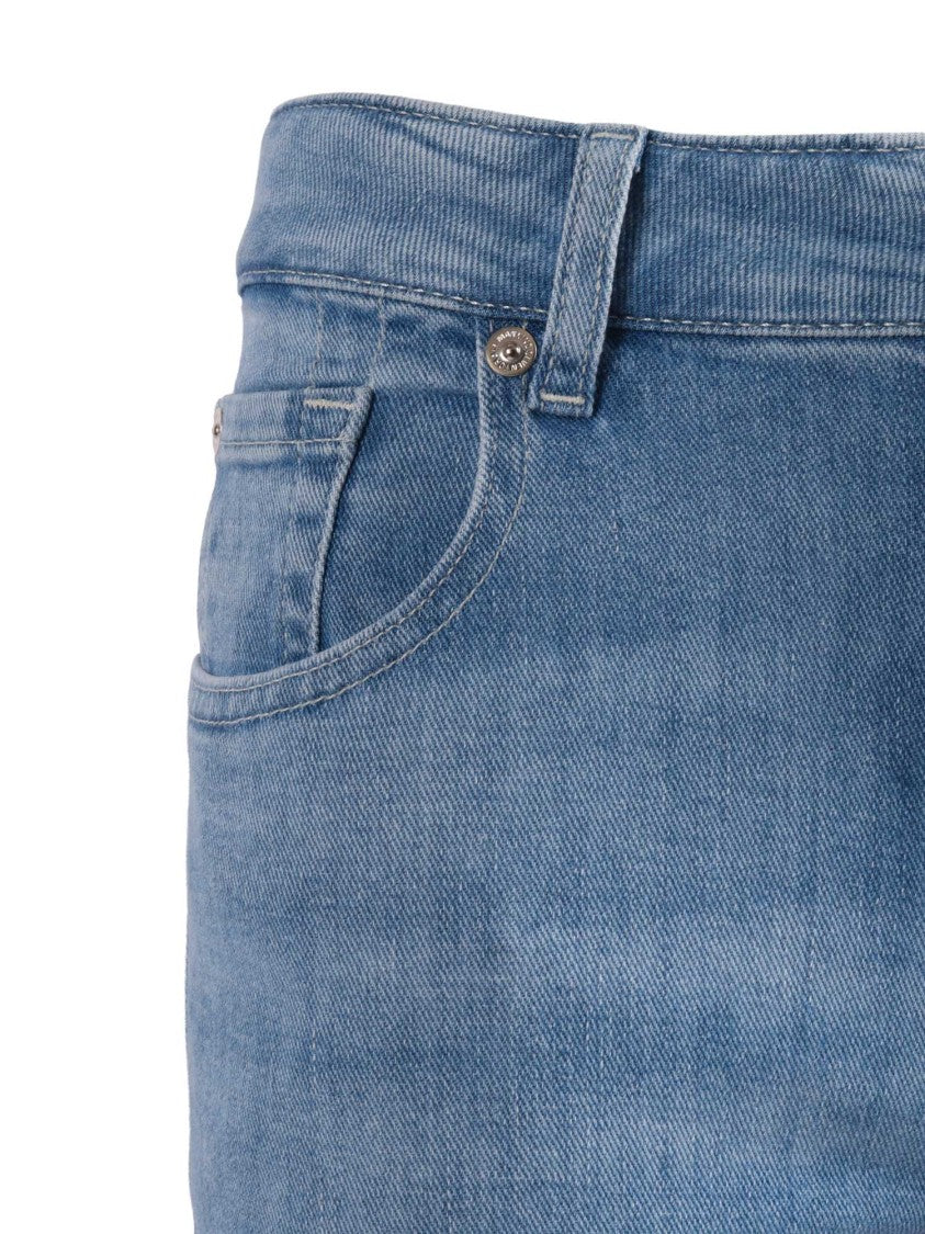7 For All Mankind Calie Straight Ankle Jeans