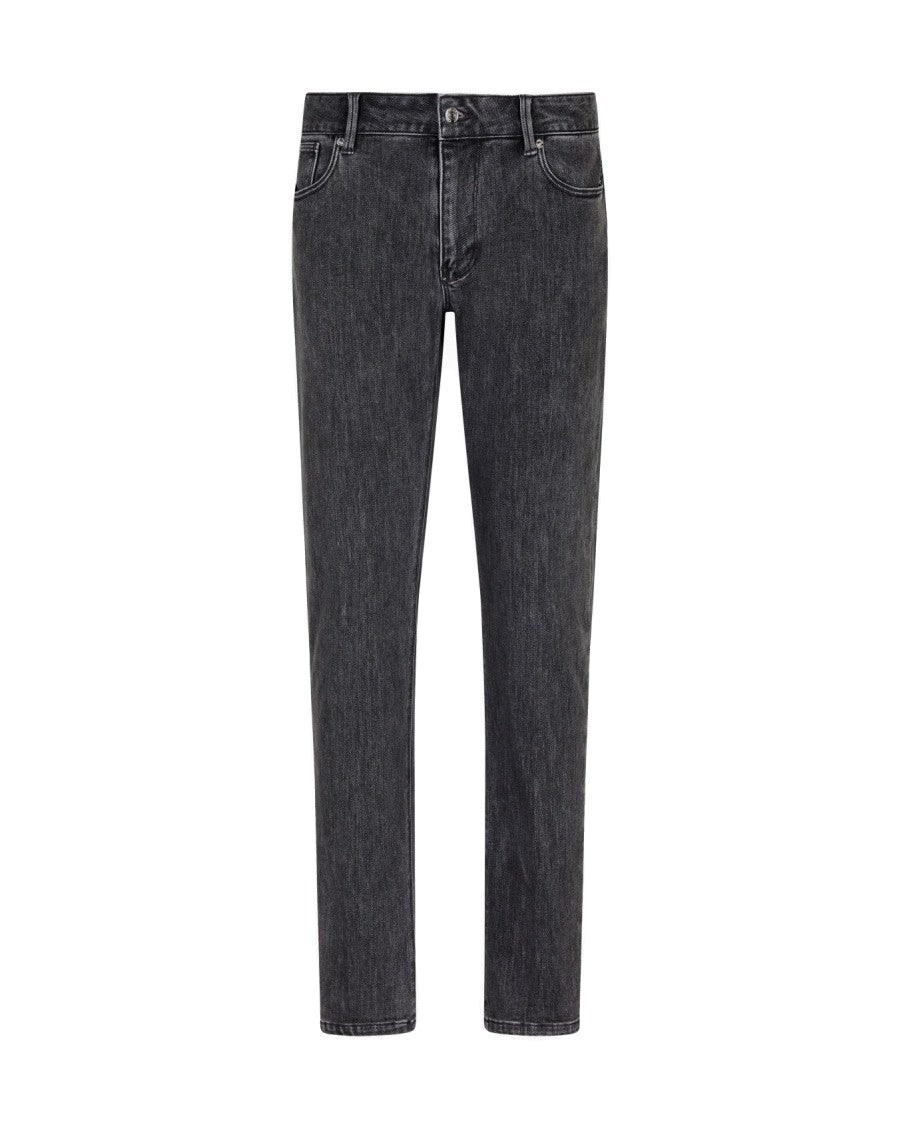 Emporio Armani Low Waist Slim-Fit Jeans With Five-Pocket Design