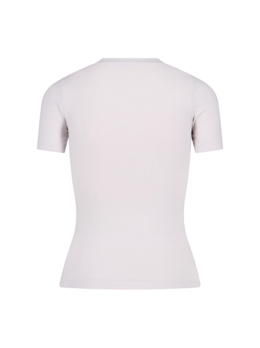 Balenciaga "Beverly Hills" Stretch Jersey T-Shirt – White