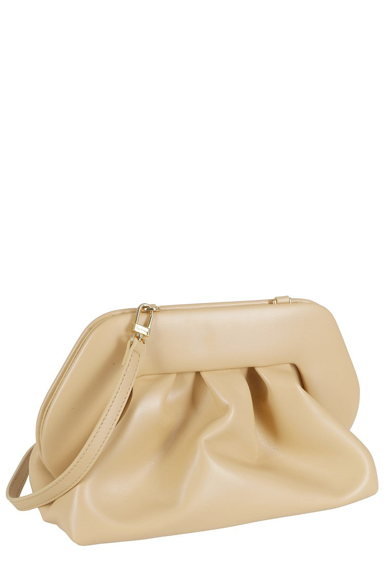 Themoirè Sand Bios Medium Vegan-Leather Handbag