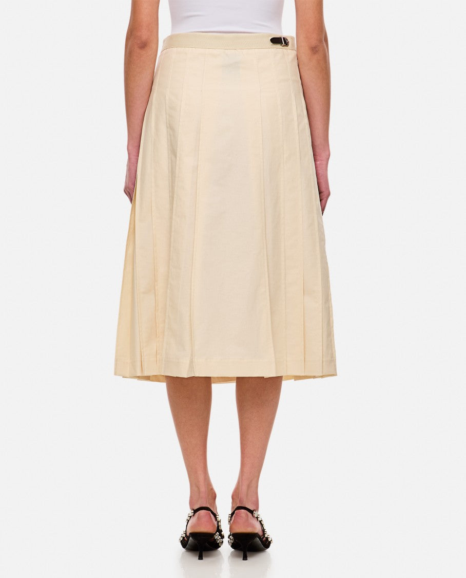 Durazzi Milano Pleated Midi Kilt Skirt