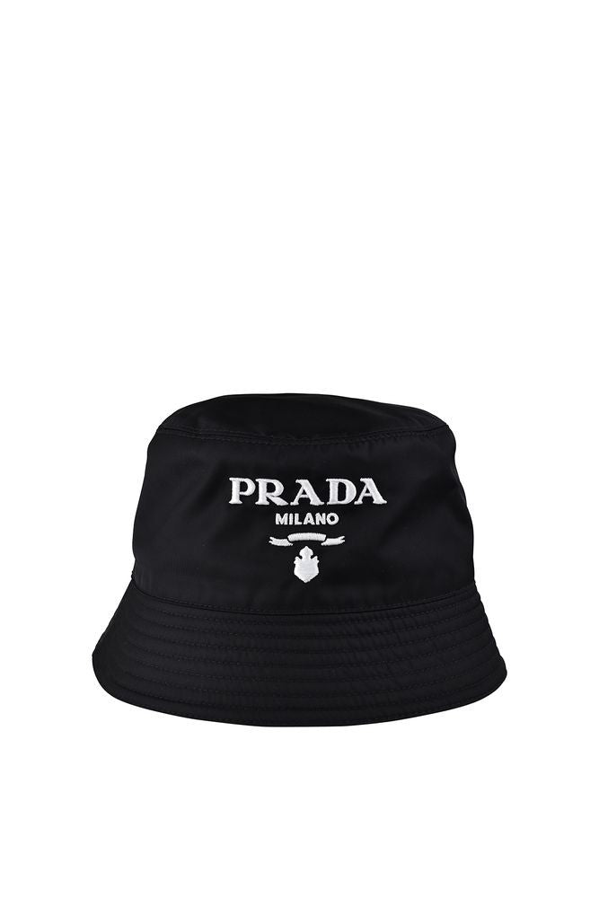 Prada Classic Bucket Hat In Re-Nylon With Embroidered Logo