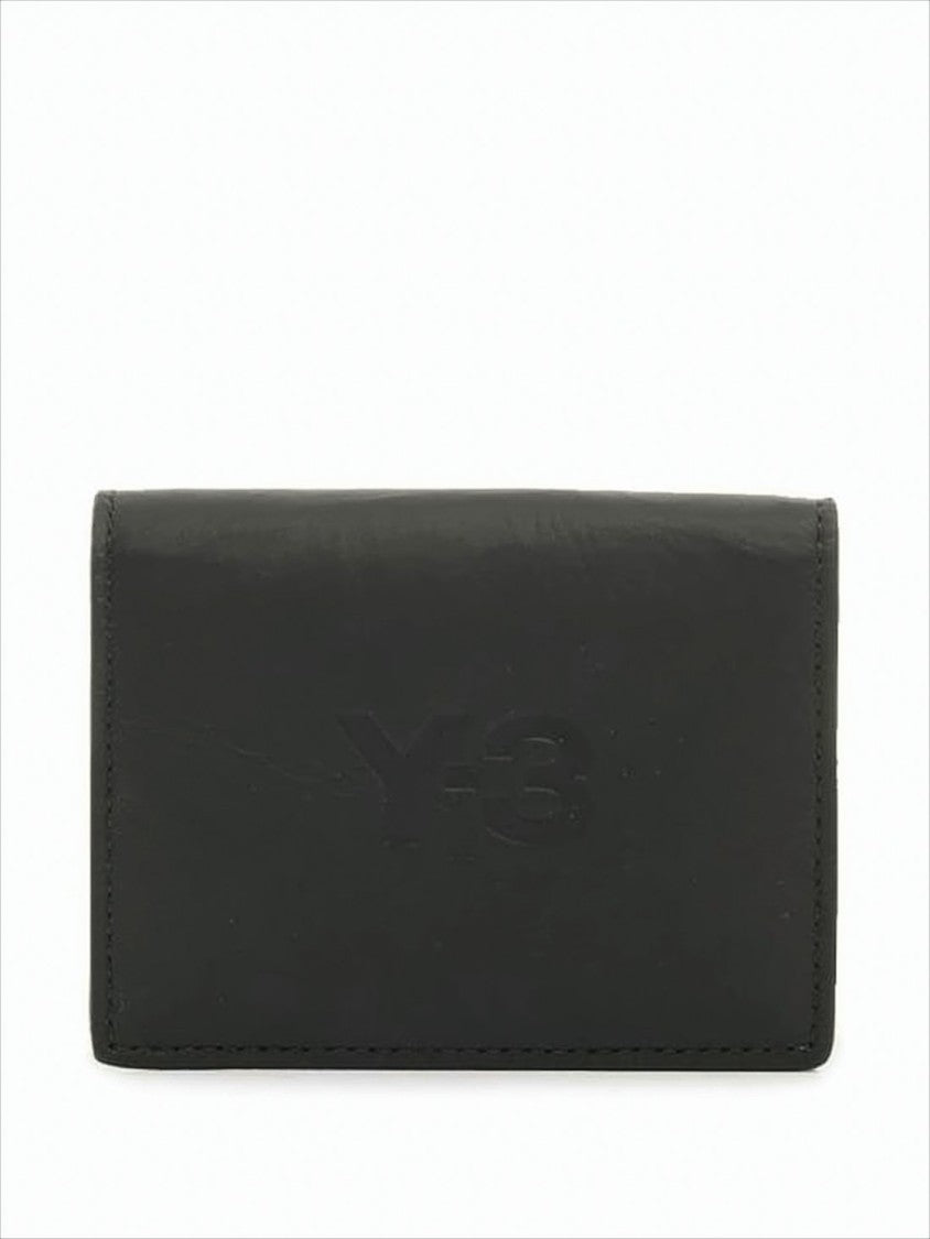 Y-3 Compact Black Card Wallet With Minimalist Design