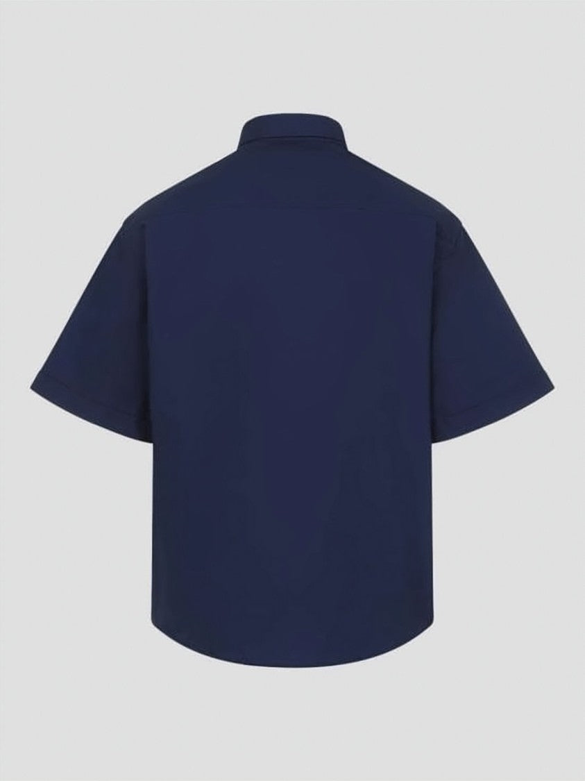 Ami Paris Button-Down Short-Sleeve Shirt With Tailored Fit