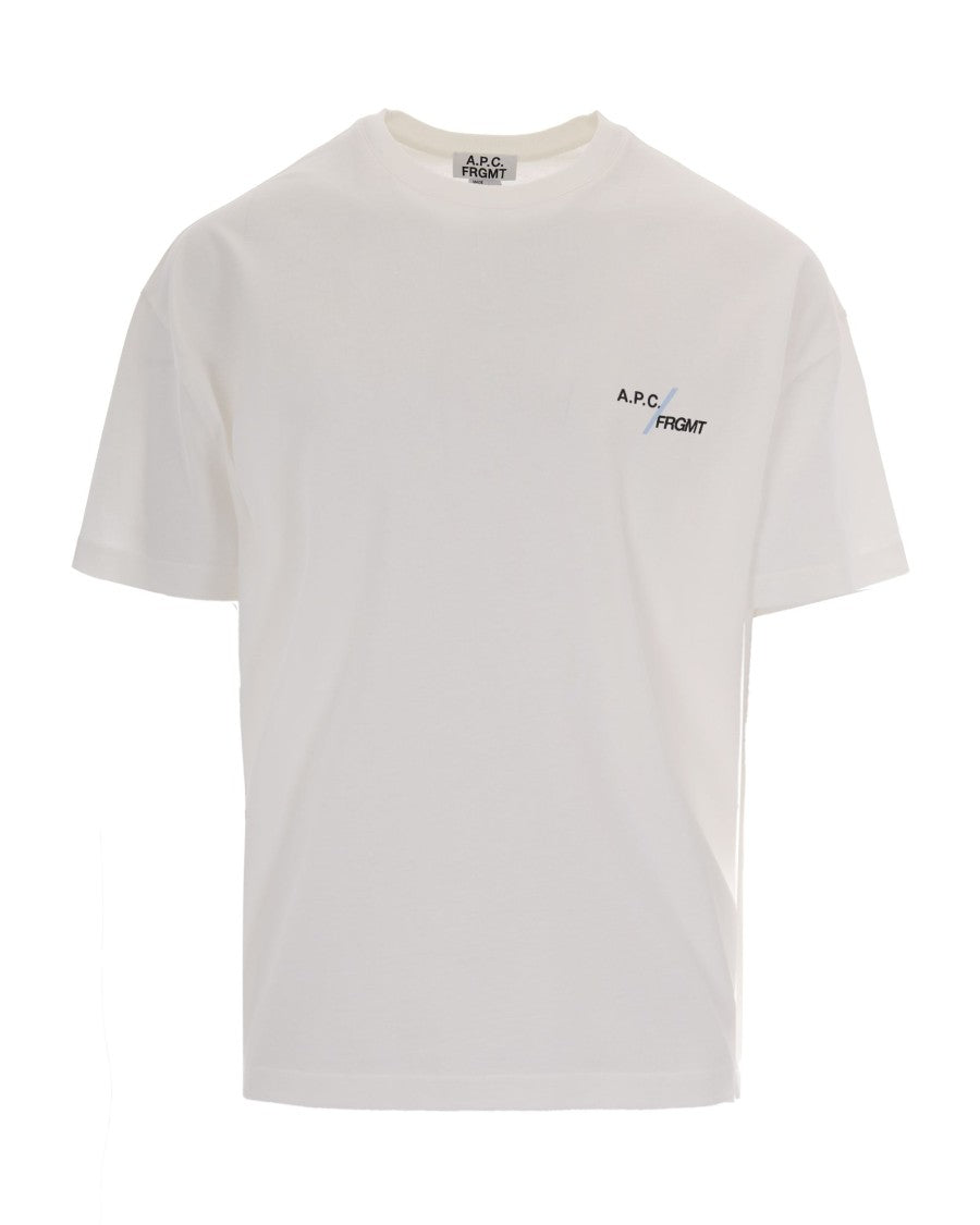 A.P.C. Straight-Cut T-Shirt With A.P.C. / Frgmt Logo