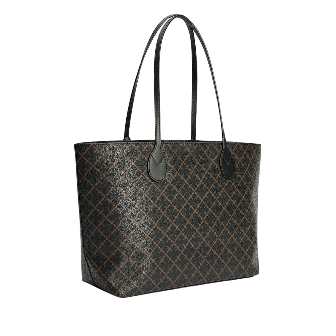By Malene Birger Brown Abigail Geometric Shopping Bag