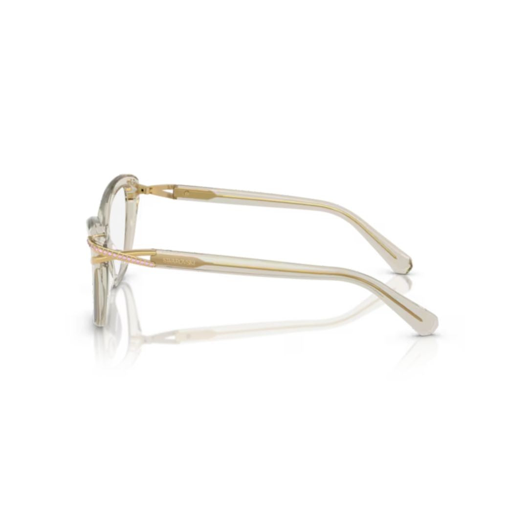 Swarovski 0Sk2031 Translucent Acetate Cat-Eye Oversized Sunglasses
