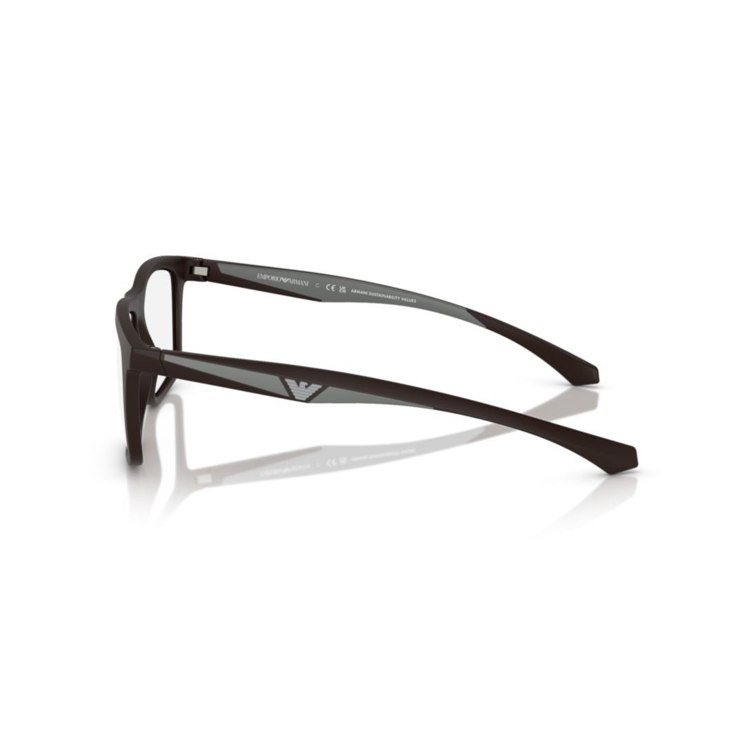 Emporio Armani 0Ea4235 Rectangular Clip-On Eyeglasses