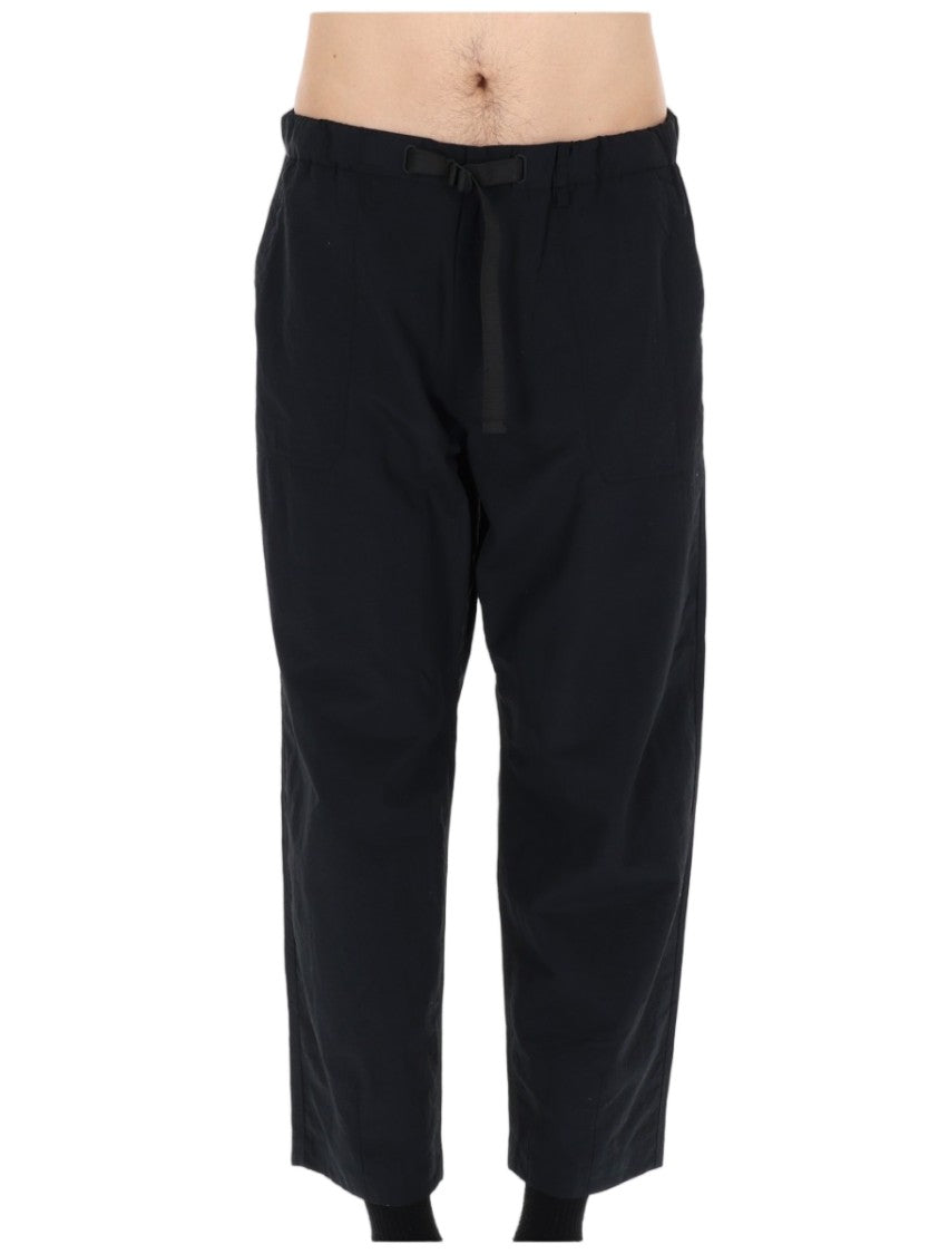 Maison Kitsuné Neutrals Relaxed Cropped Technical Polyamide Pants