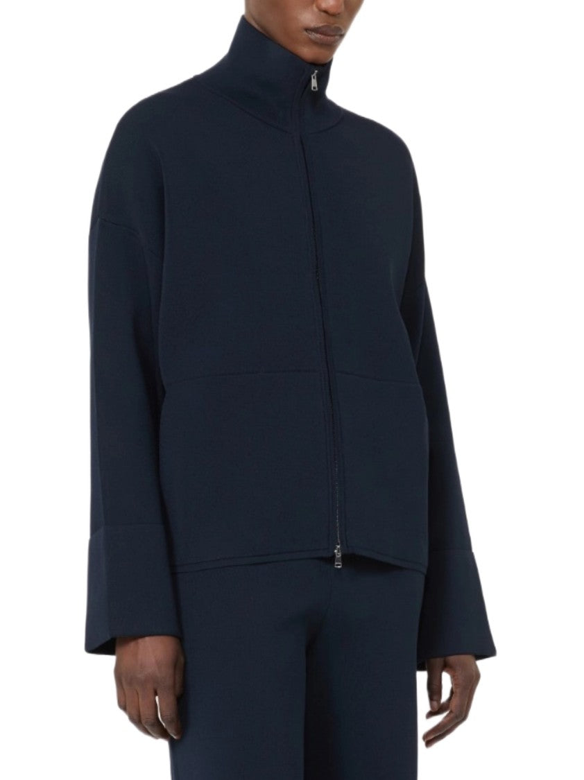 Max Mara Boxy Wool Interlock Cardigan Jacket