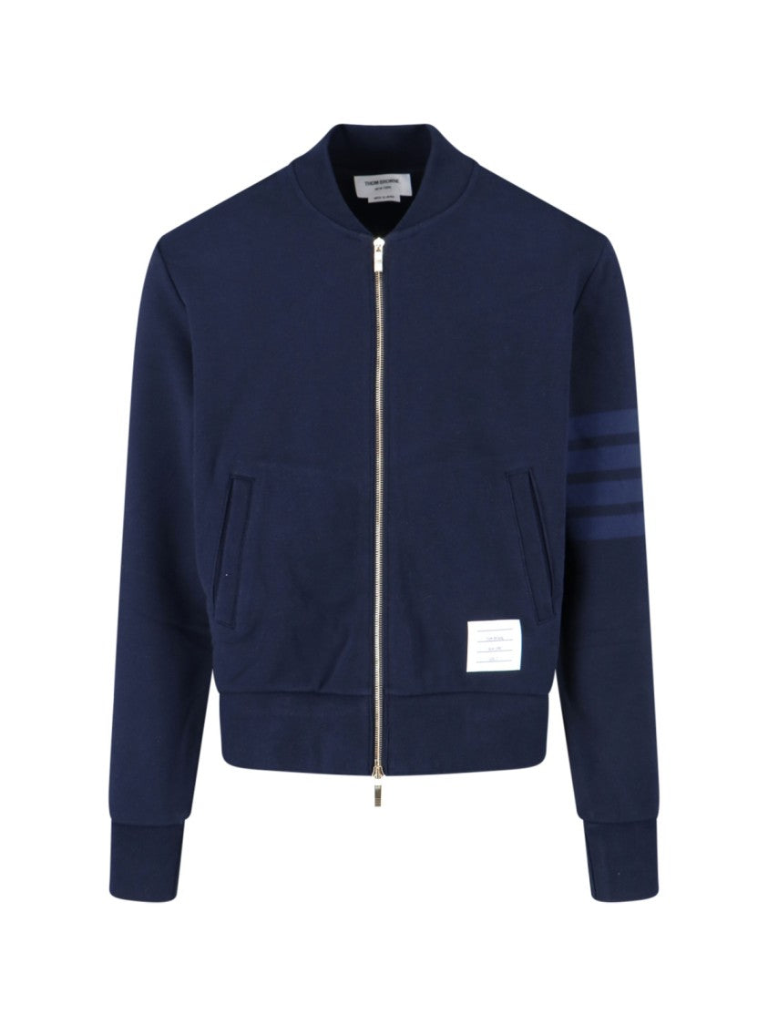 Thom Browne "4-Bar" Bomber Jacket – Navy