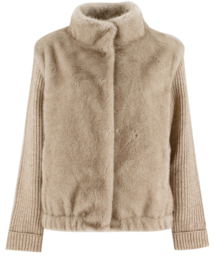 Mc2 Saint Barth Faux Fur Jacket