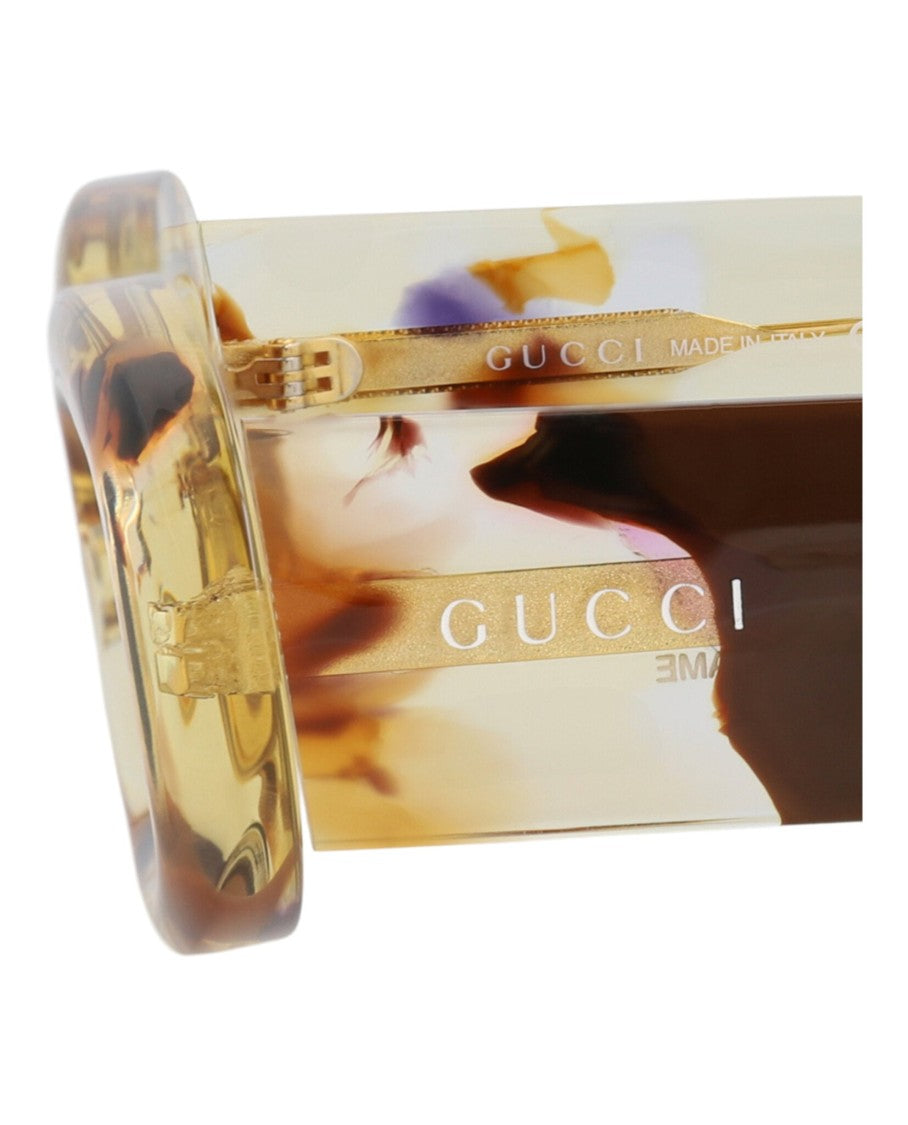 Gucci Round-Frame Recycled Acetate Sunglasses