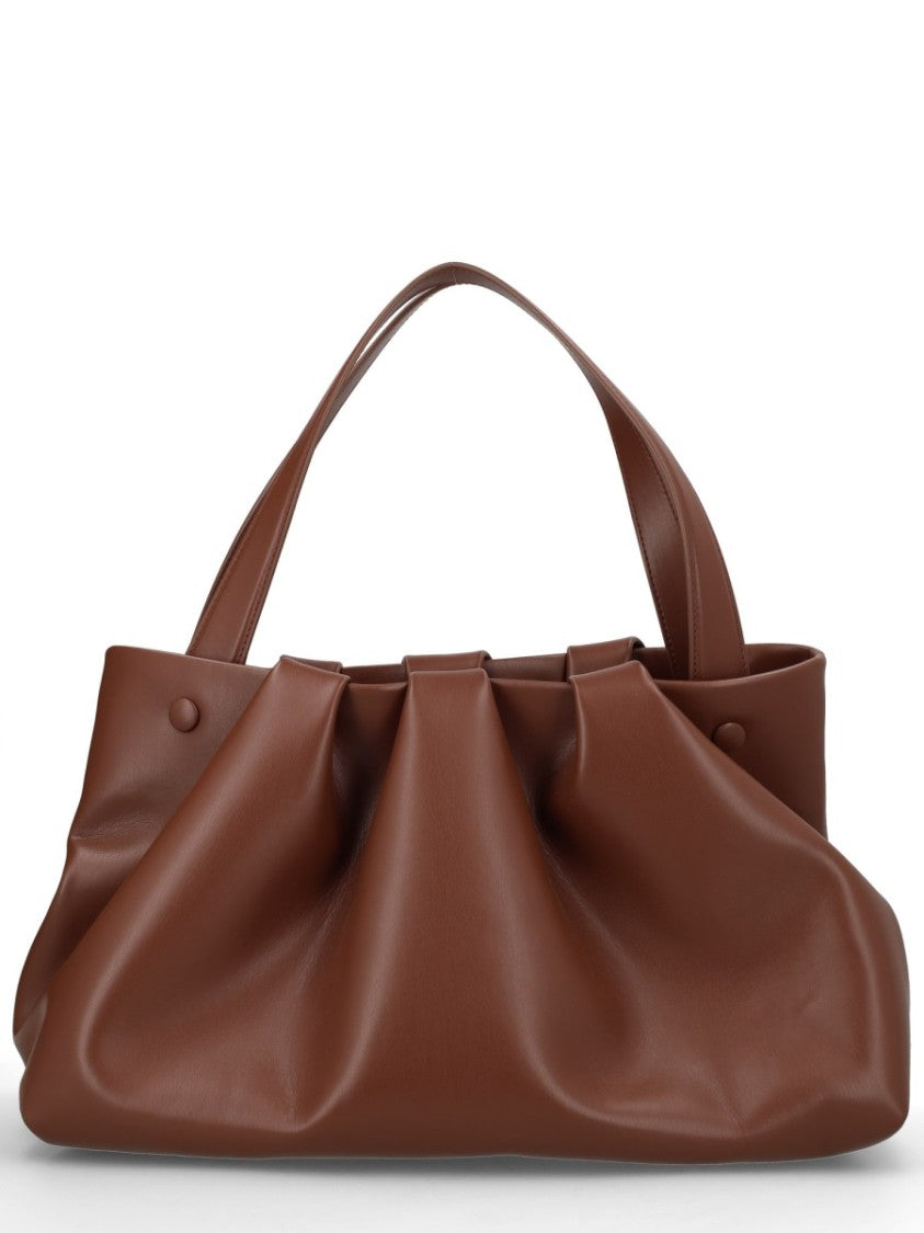 Themoirè Recycled Polyester Ruched Handbag