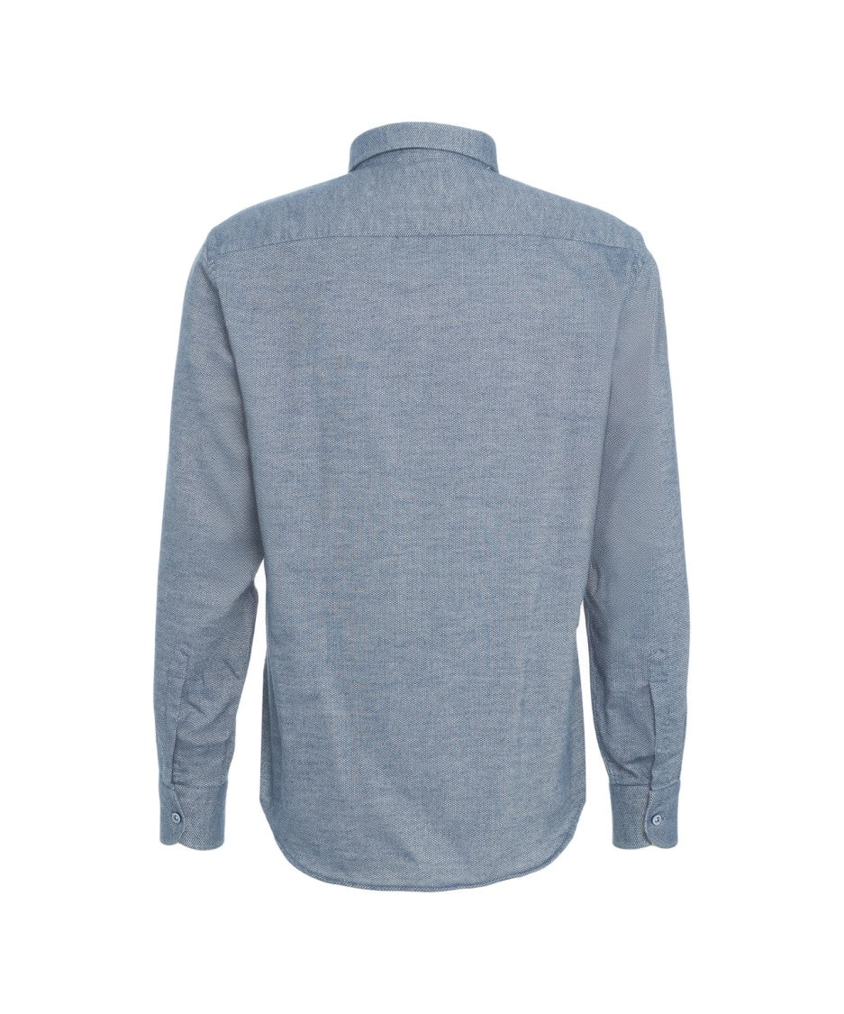 Bastoncino Button-Down Shirt With Rounded Hem And Structured Collar