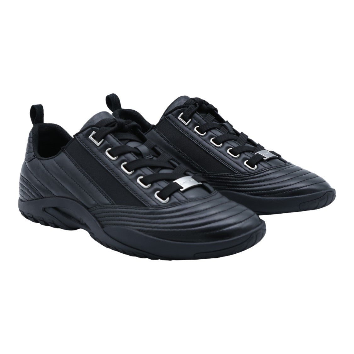 Lanvin Textured Low-Profile Branded Sneakers