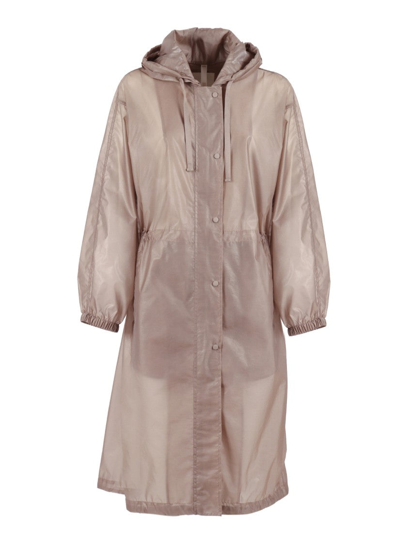 Duno Long Semi Sheer Trench Coat