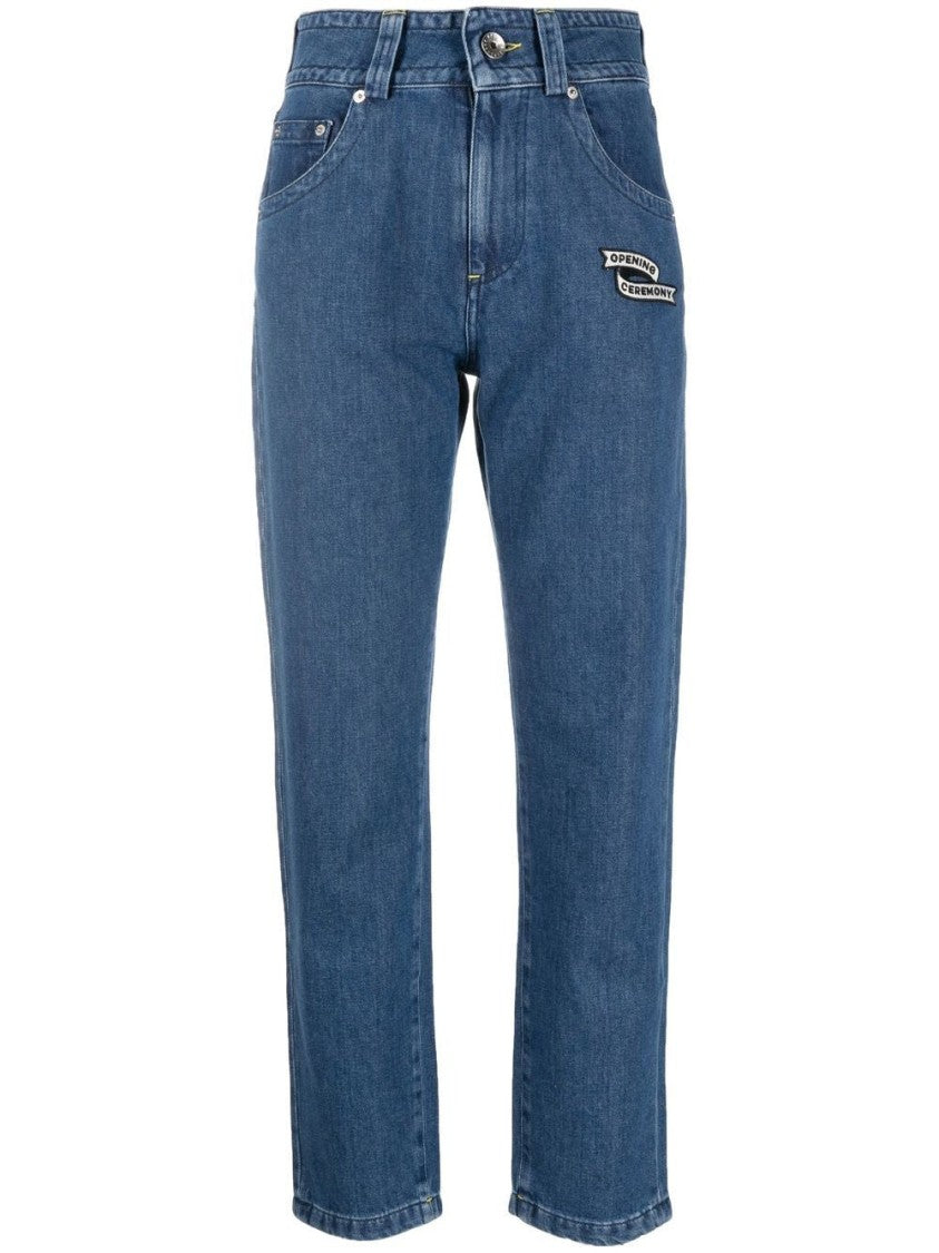 Opening Ceremony Straight-Leg Denim Jeans With Classic Five-Pocket Design