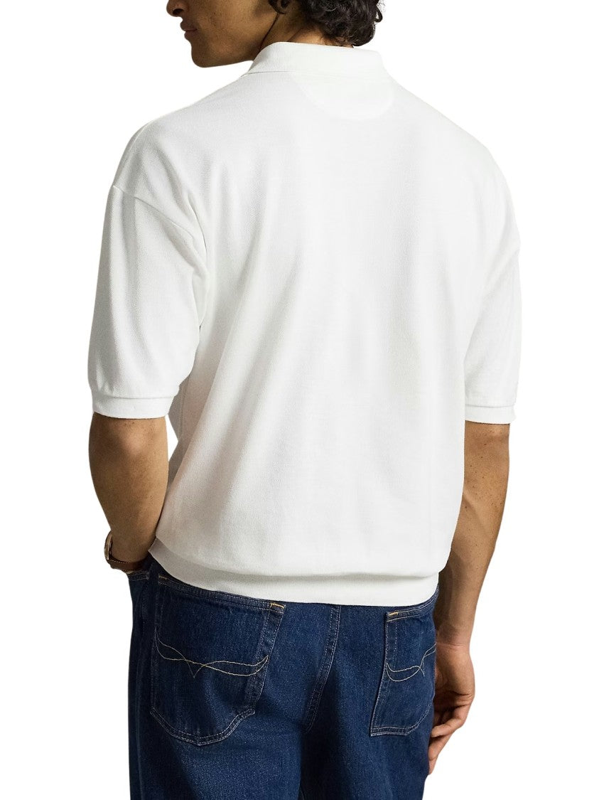 Polo Ralph Lauren Mesh Textured Relaxed Fit Polo Shirt