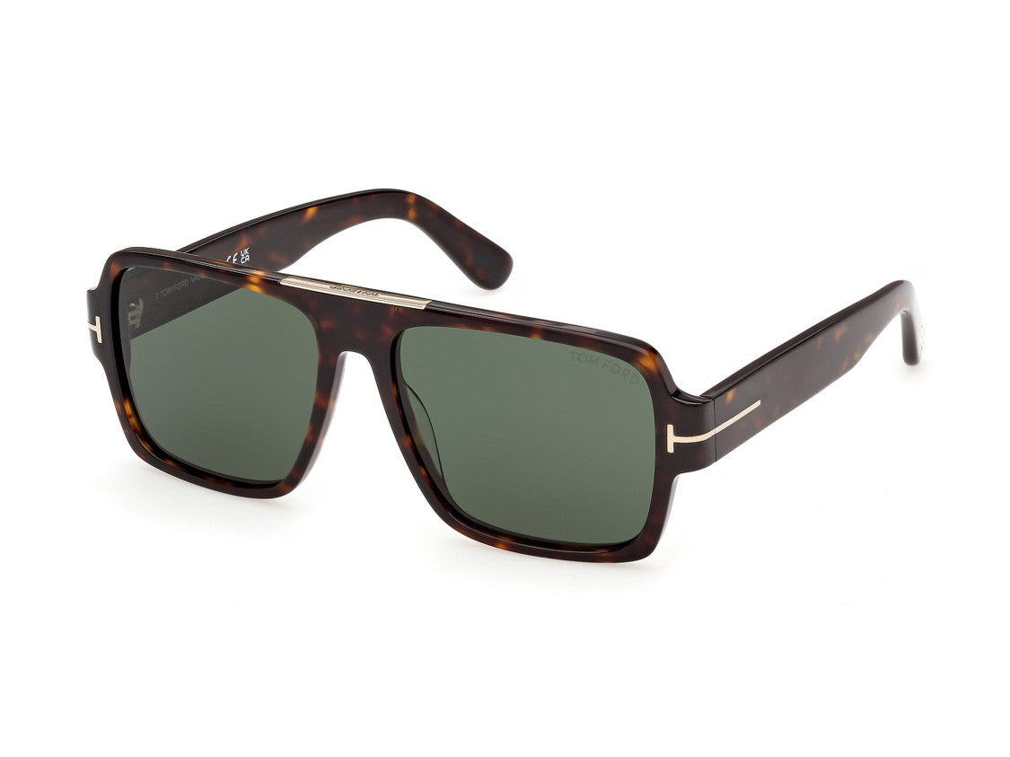 Tom Ford Ft1408 Oversized Tortoiseshell Acetate Square Sunglasses