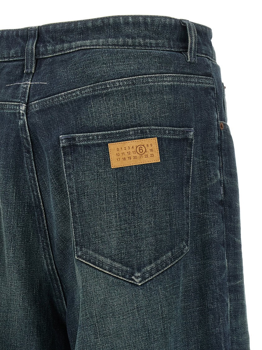Mm6 By Maison Margiela 'Numeric Signature Mm6' Jeans