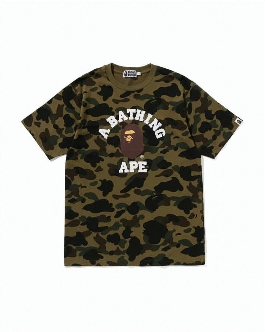 Bape Camouflage Graphic Short-Sleeve T-Shirt