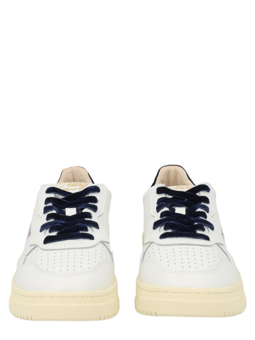 Autry Multicolour Smooth Leather Velvet Accent Sneakers