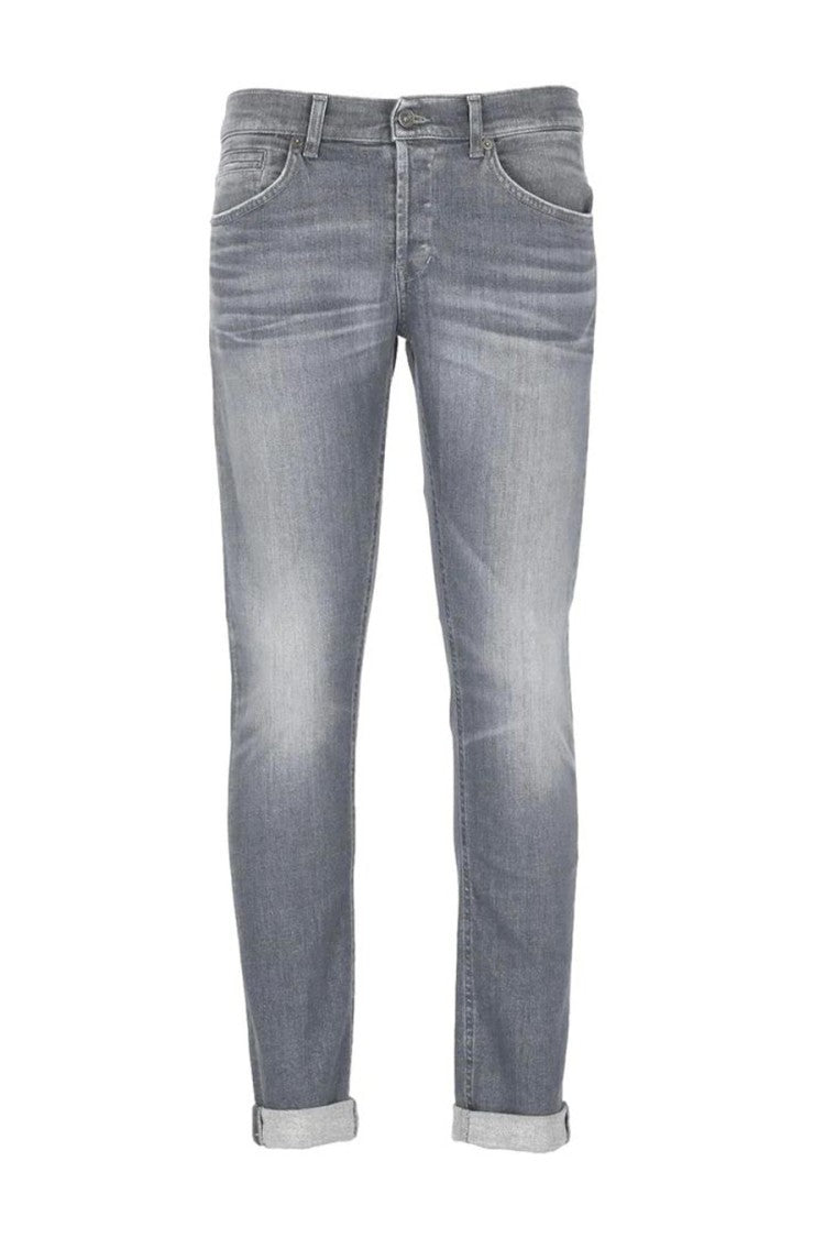 Dondup Slim-Fit Grey Wash Denim Jeans