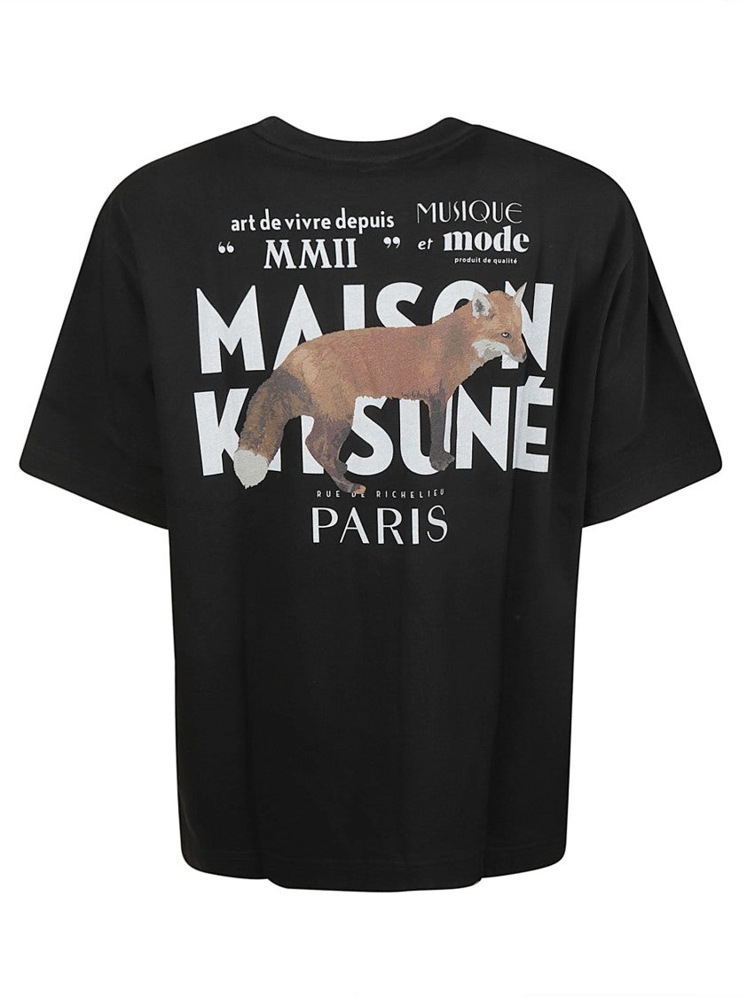 Maison Kitsuné Mmii Profile Fox Boxy Cotton T-Shirt