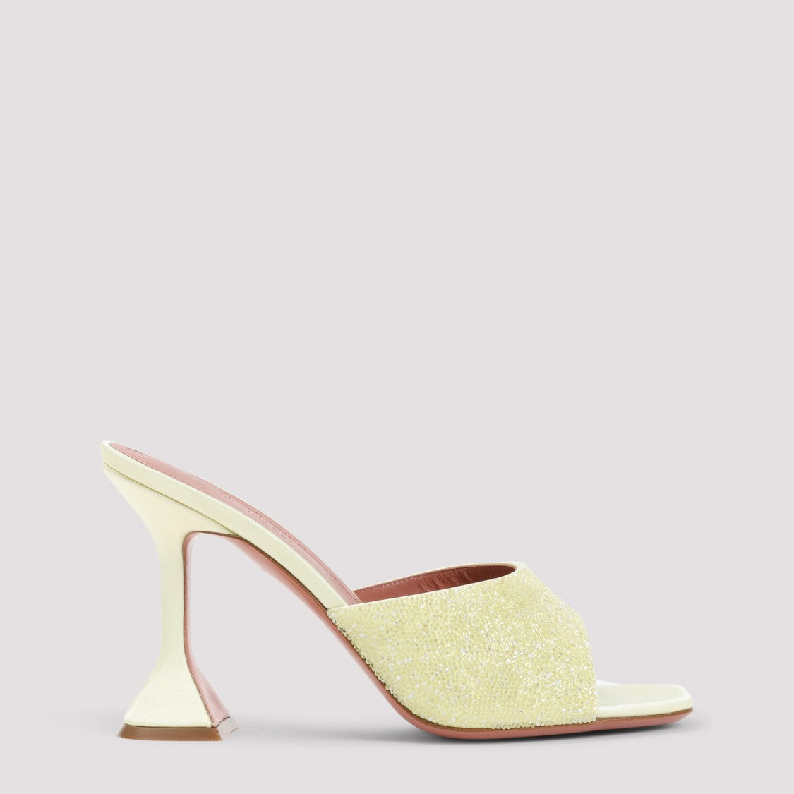 Amina Muaddi Lupita Crystal Dust 95 Sandals