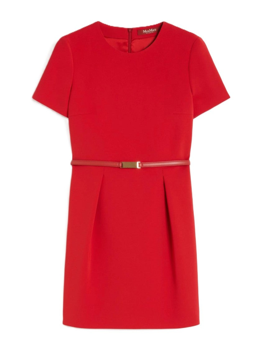 Max Mara Fluid Mini Dress With Fitted Waist