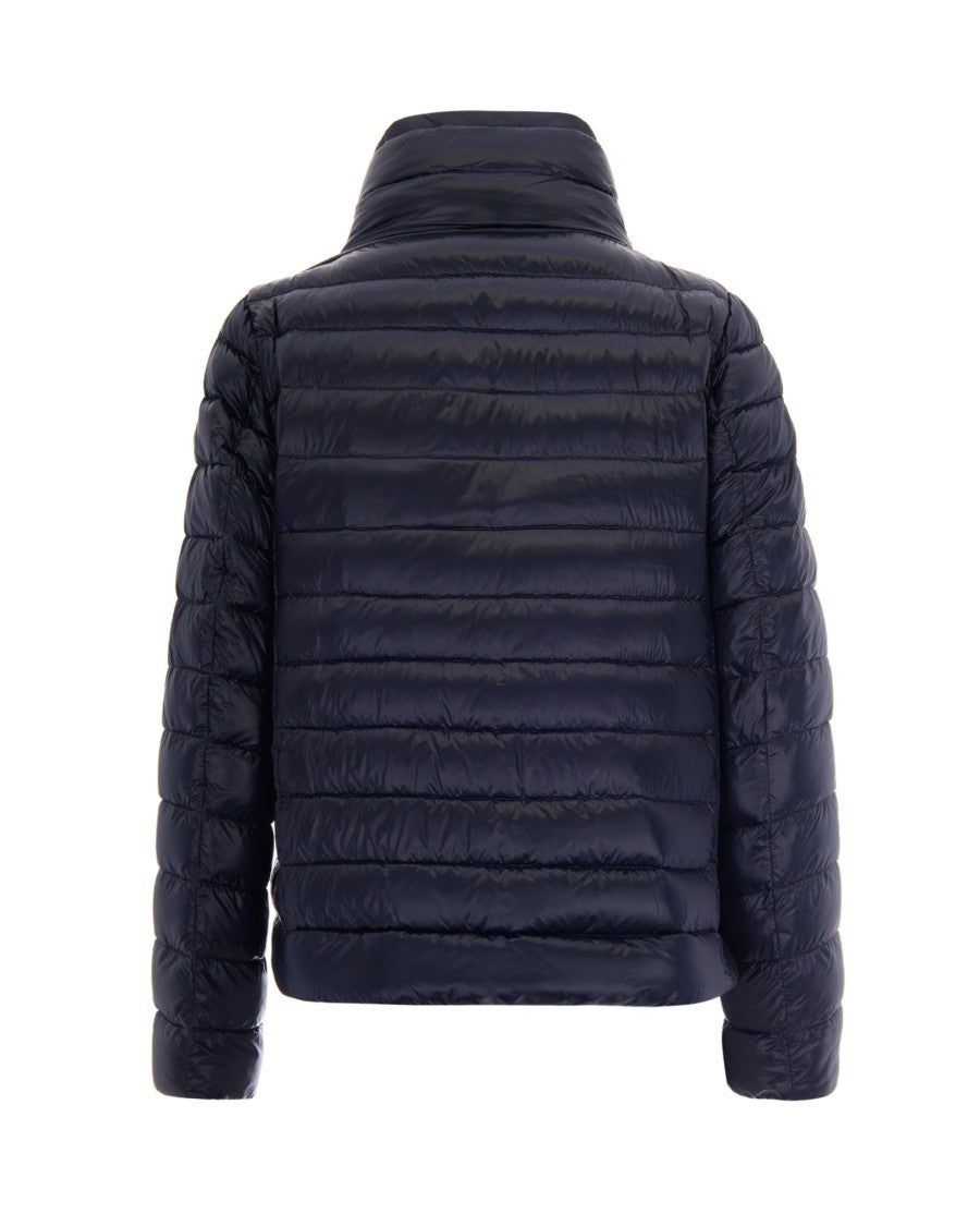 Herno Reversible Down Jacket In Dark Blue